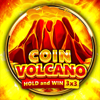 Núi lửa phun vàng game icon